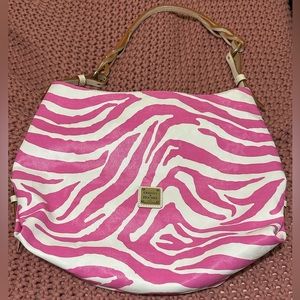 Dooney & Bourke Pink Zebra Handbag